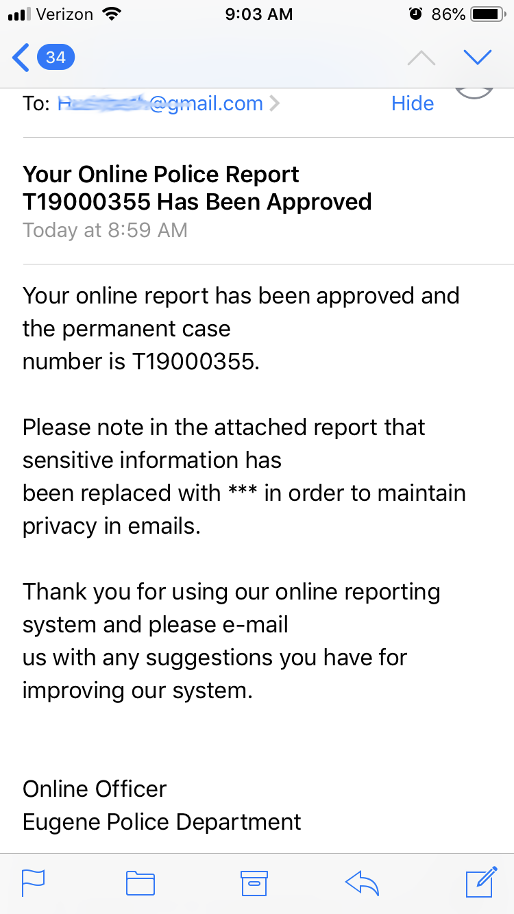 the report